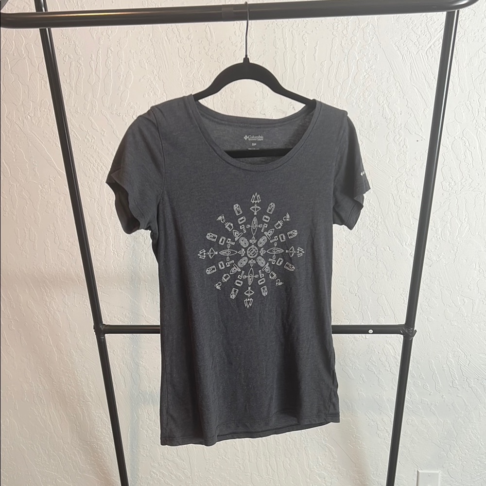Columbia Women's Charcoal Graphic Tee